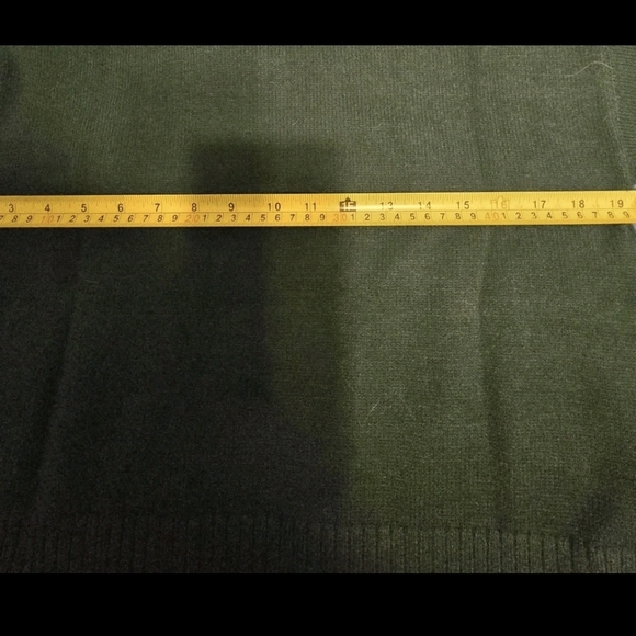 NWOT DKNY XS Tech Green Quarter Zip Sweater Mock Neck Pullover Performance - Picture 7 of 8